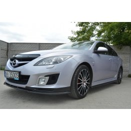 Накладки сплиттеры на пороги на Mazda 6 GH Sport Hatch